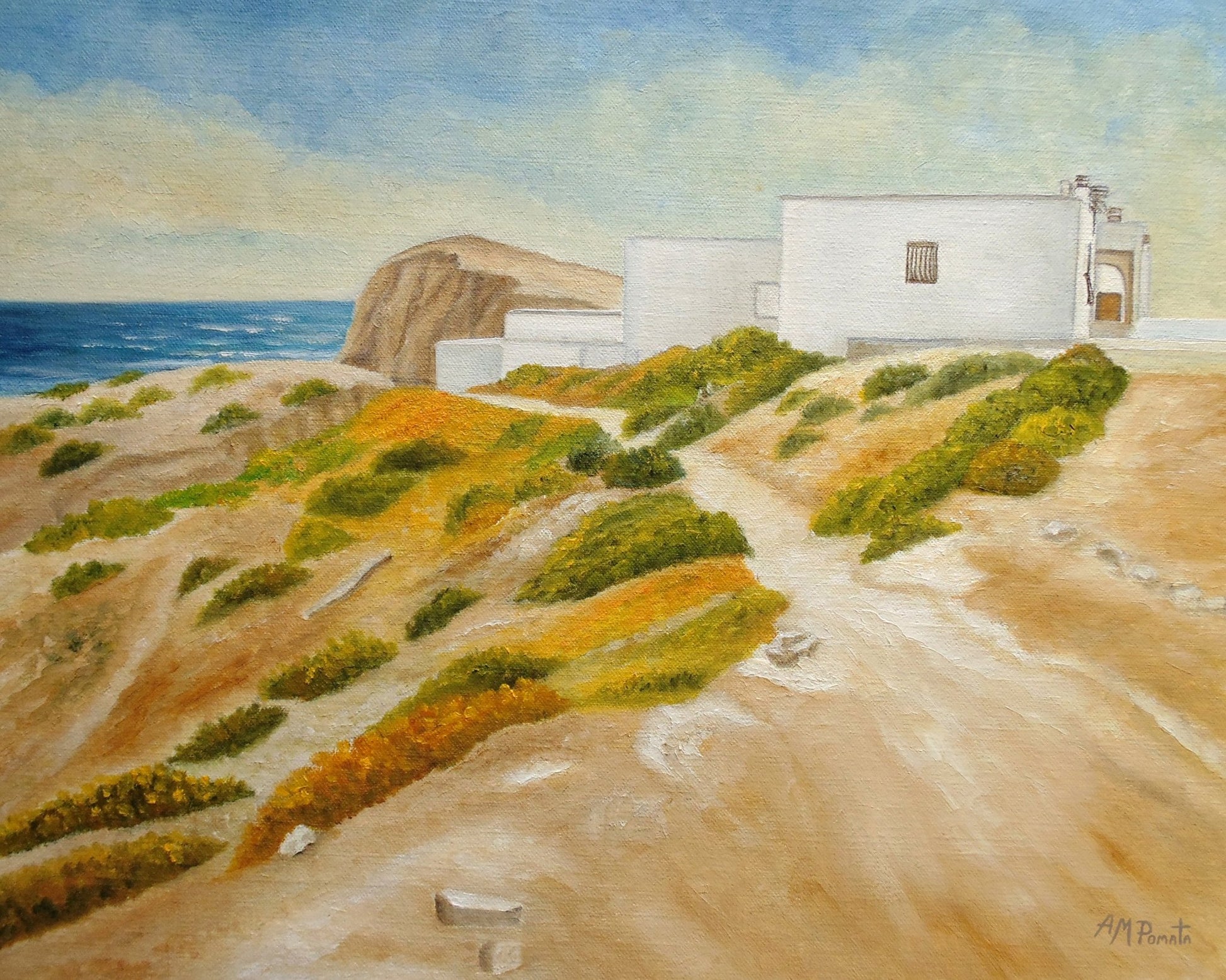 Coastal White House Cliff