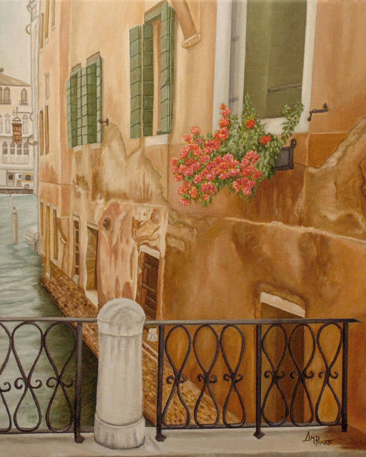 Venetian Canal Balcony View