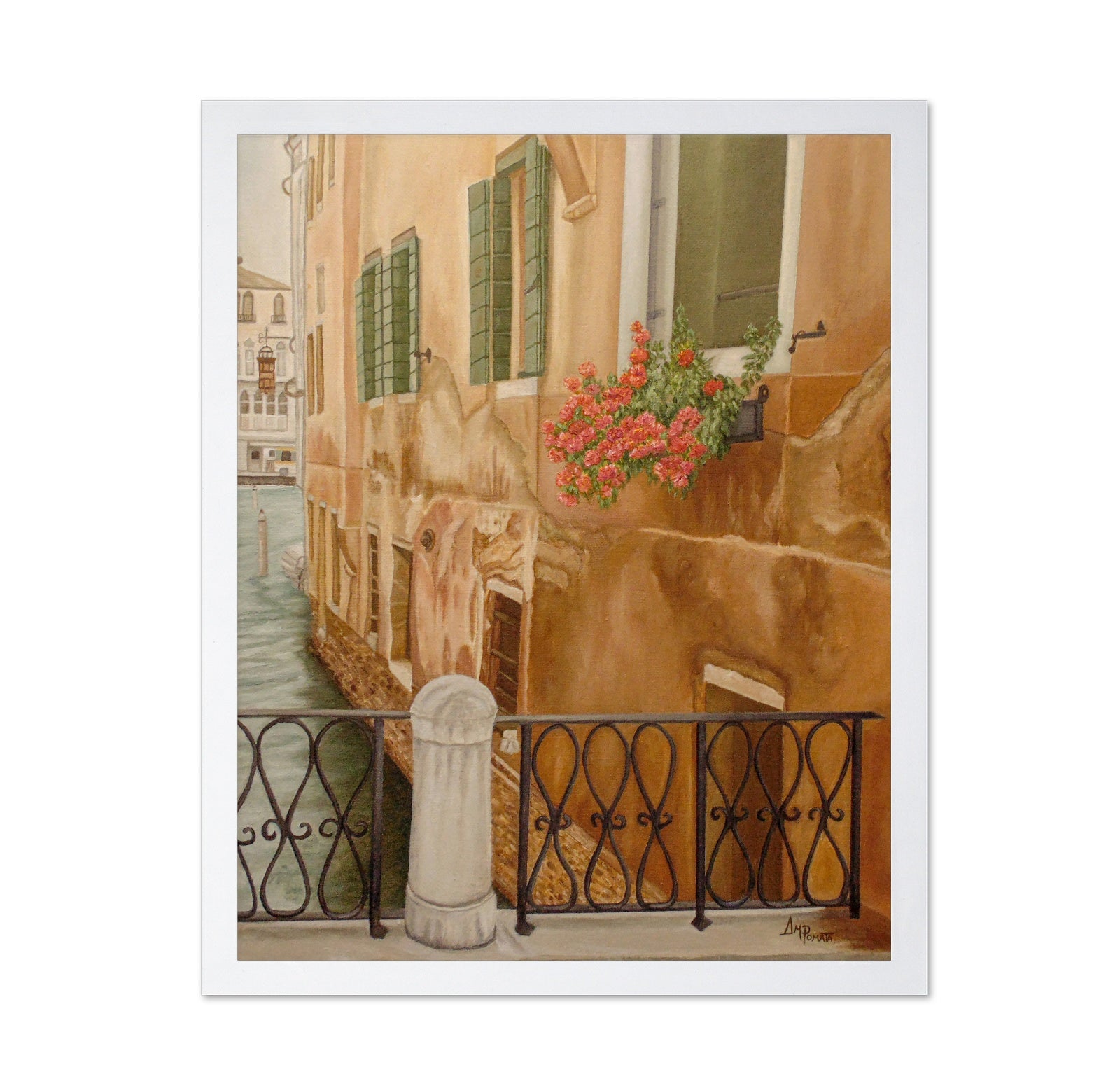 Venetian Canal Balcony View