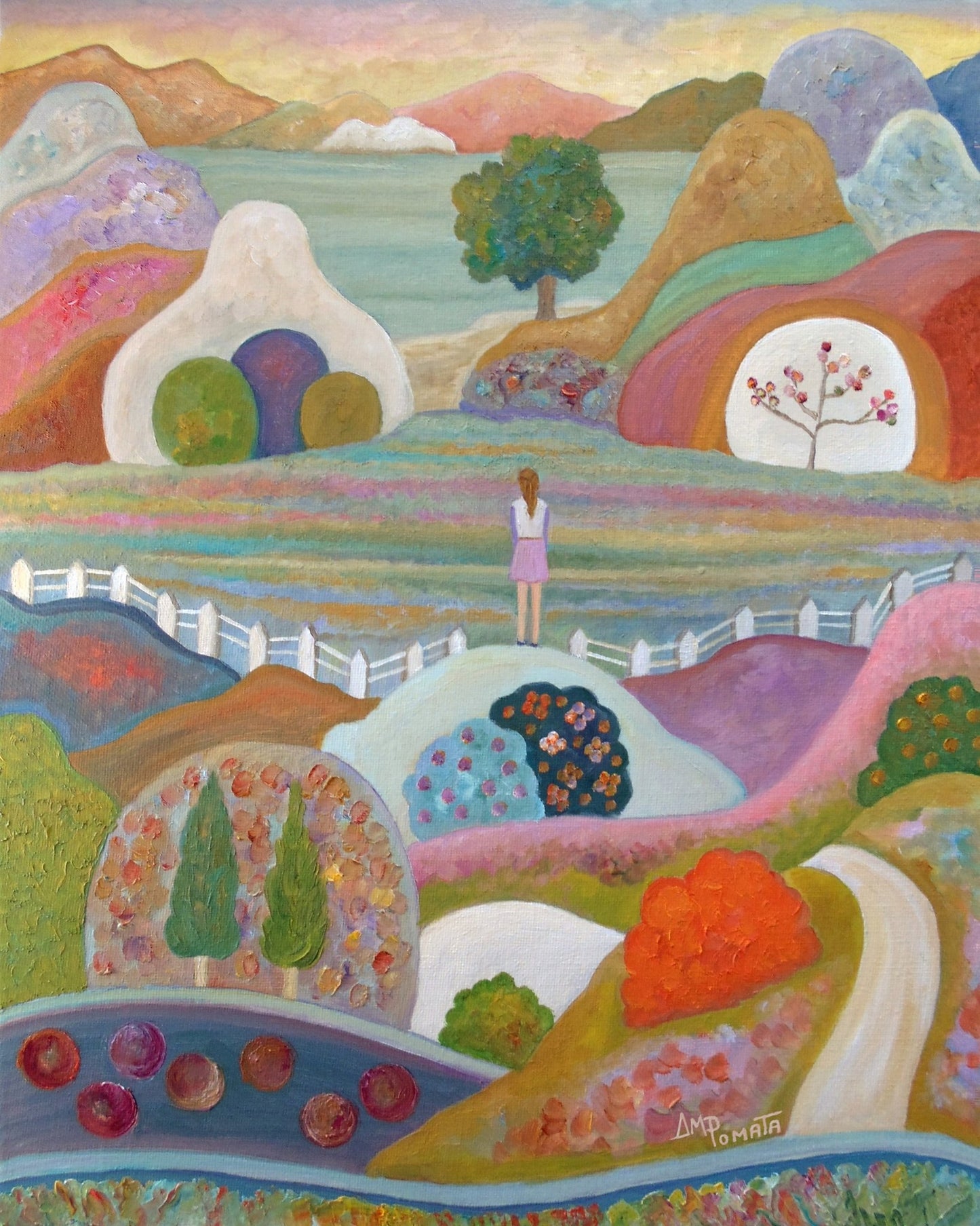 Dreamy Hills and Quiet Path