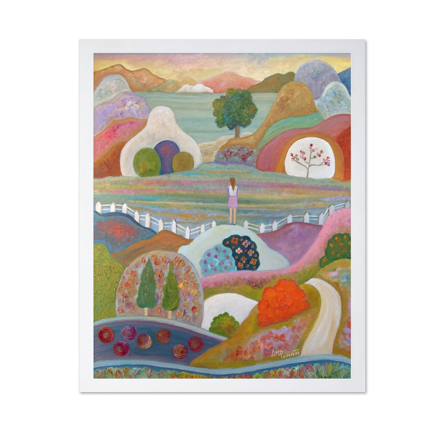 Dreamy Hills and Quiet Path