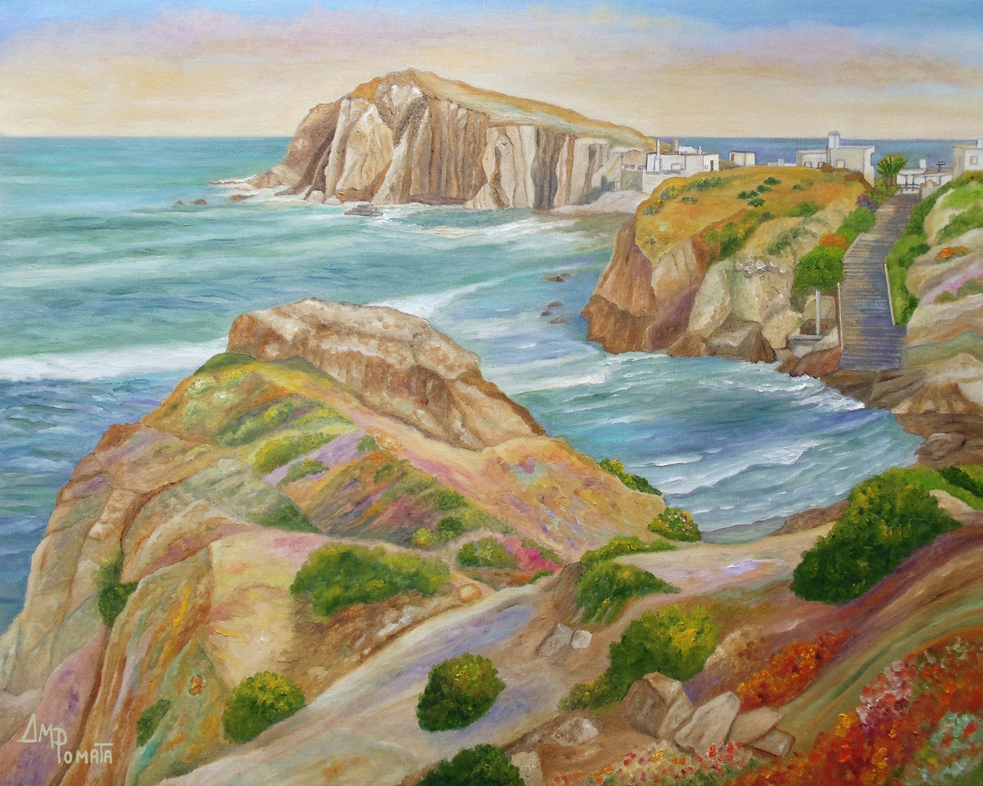 Coastal Cliffs and Ocean View
