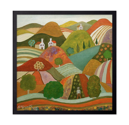 Colorful Rolling Hills Village