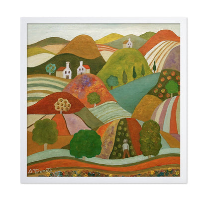 Colorful Rolling Hills Village