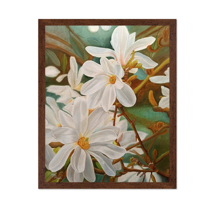 White Magnolia Blossoms