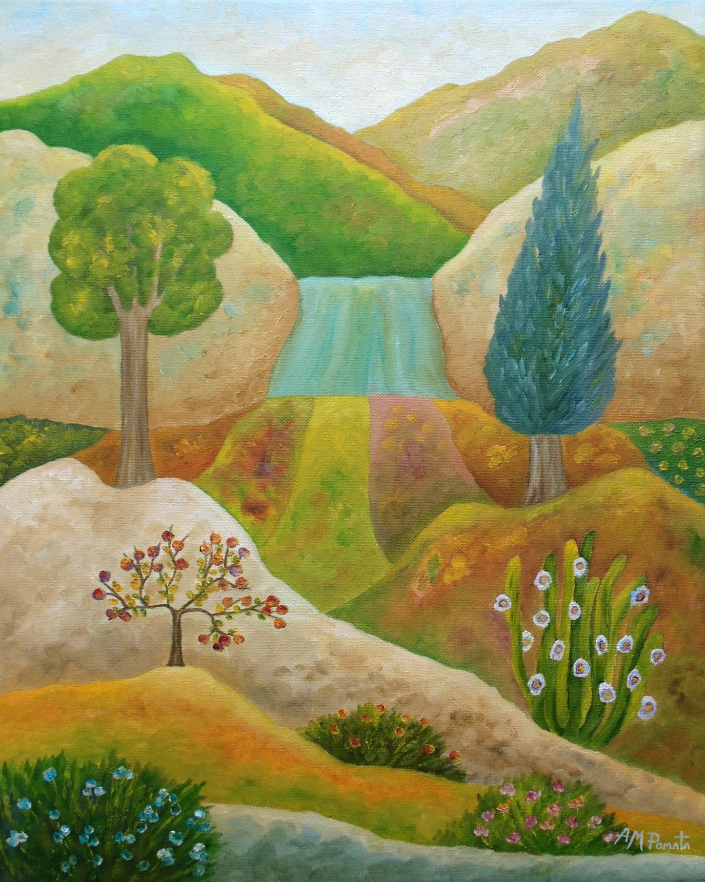 Waterfall Valley Landscape