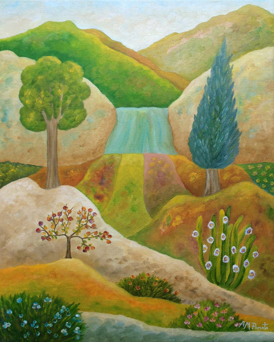Waterfall Valley Landscape