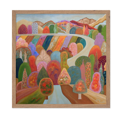 Colorful Dream Forest Landscape