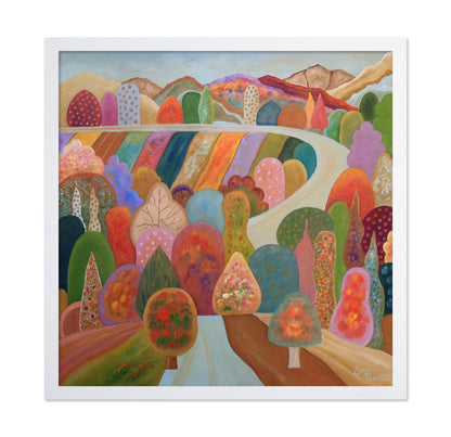 Colorful Dream Forest Landscape