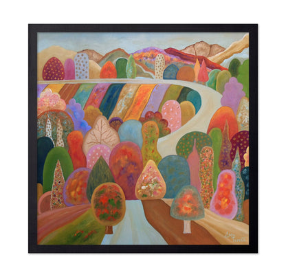 Colorful Dream Forest Landscape