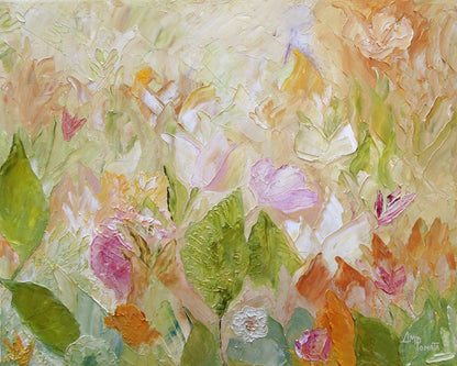 Soft Pastel Floral Texture