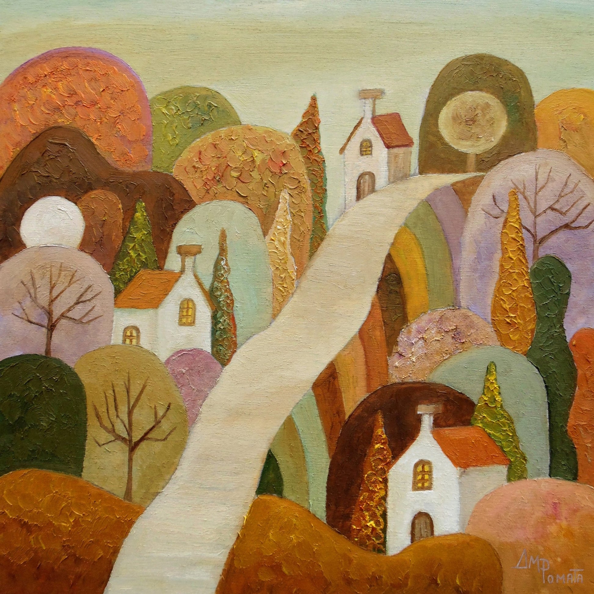 Whimsical Hillside Village
