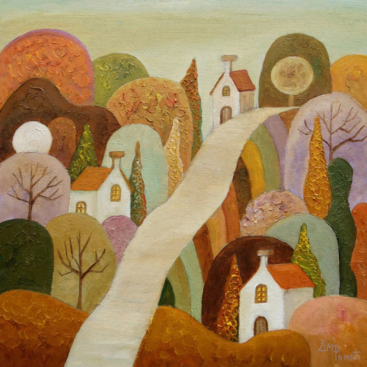Whimsical Hillside Village