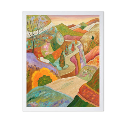 Winding Autumn Valley Road