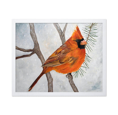 Winter Cardinal Perch