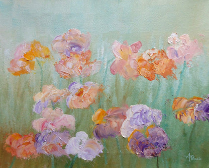 Pastel Garden Blossoms