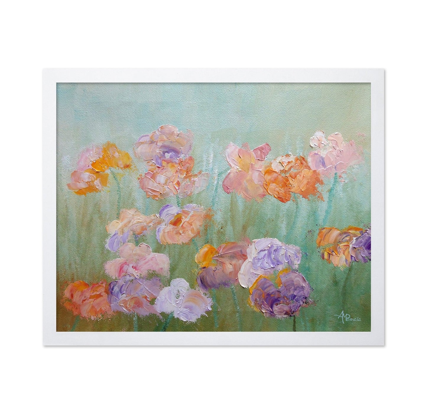Pastel Garden Blossoms