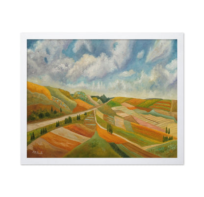 Patchwork Valley Landscape