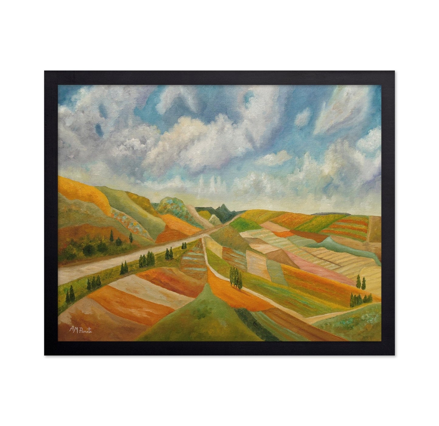 Patchwork Valley Landscape