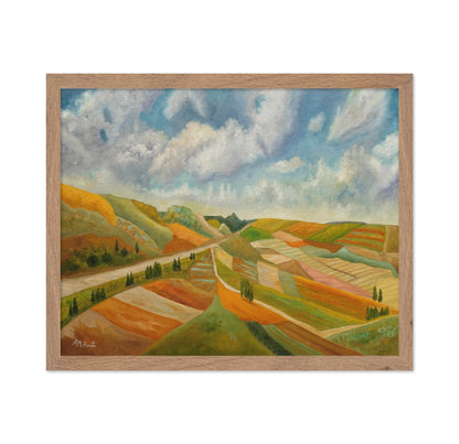 Patchwork Valley Landscape