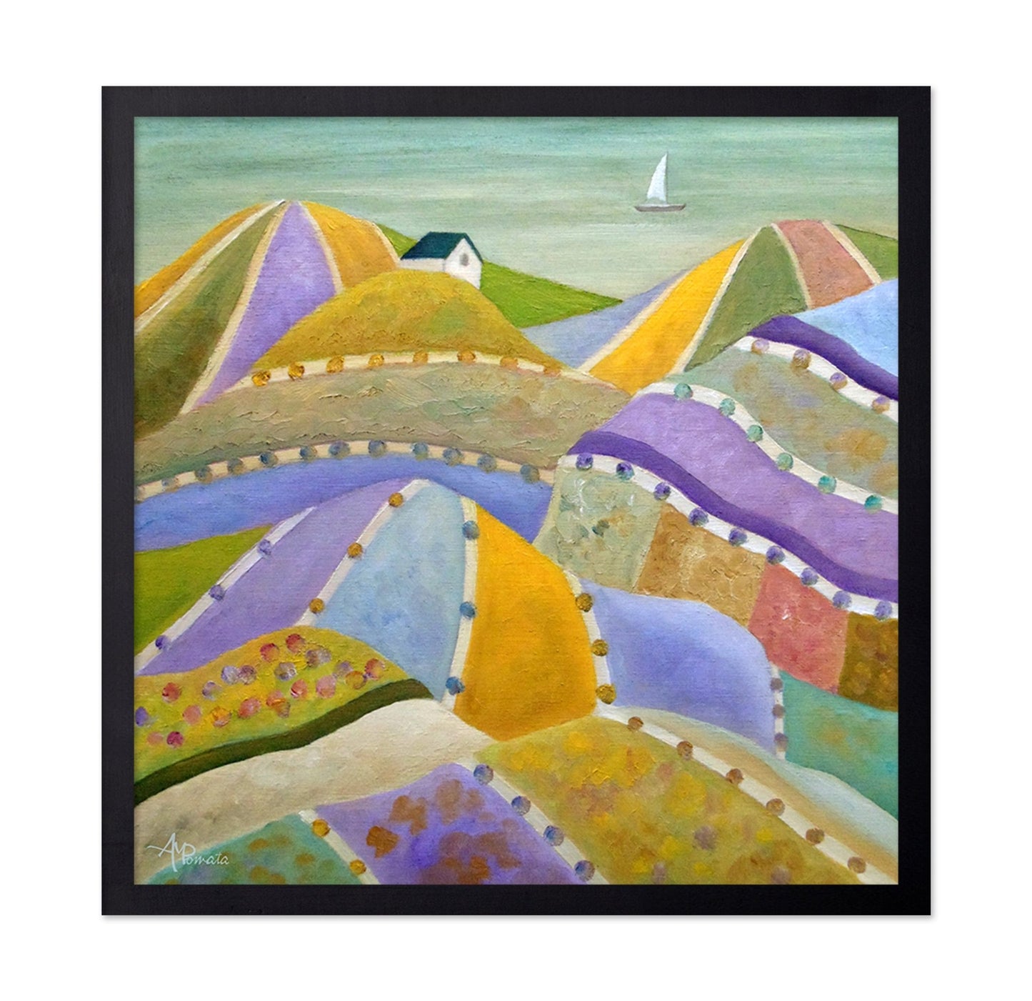 Colorful Rolling Hills No1