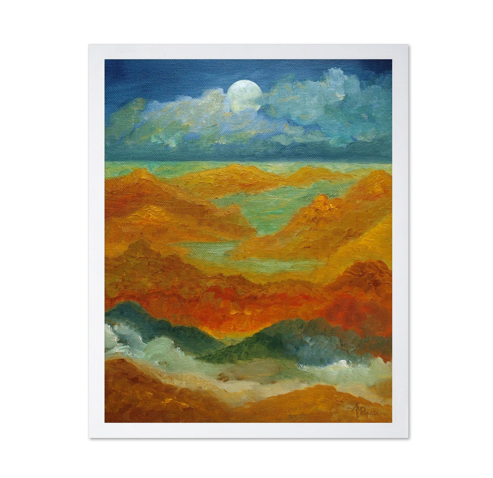 Golden Canyon Moonlight