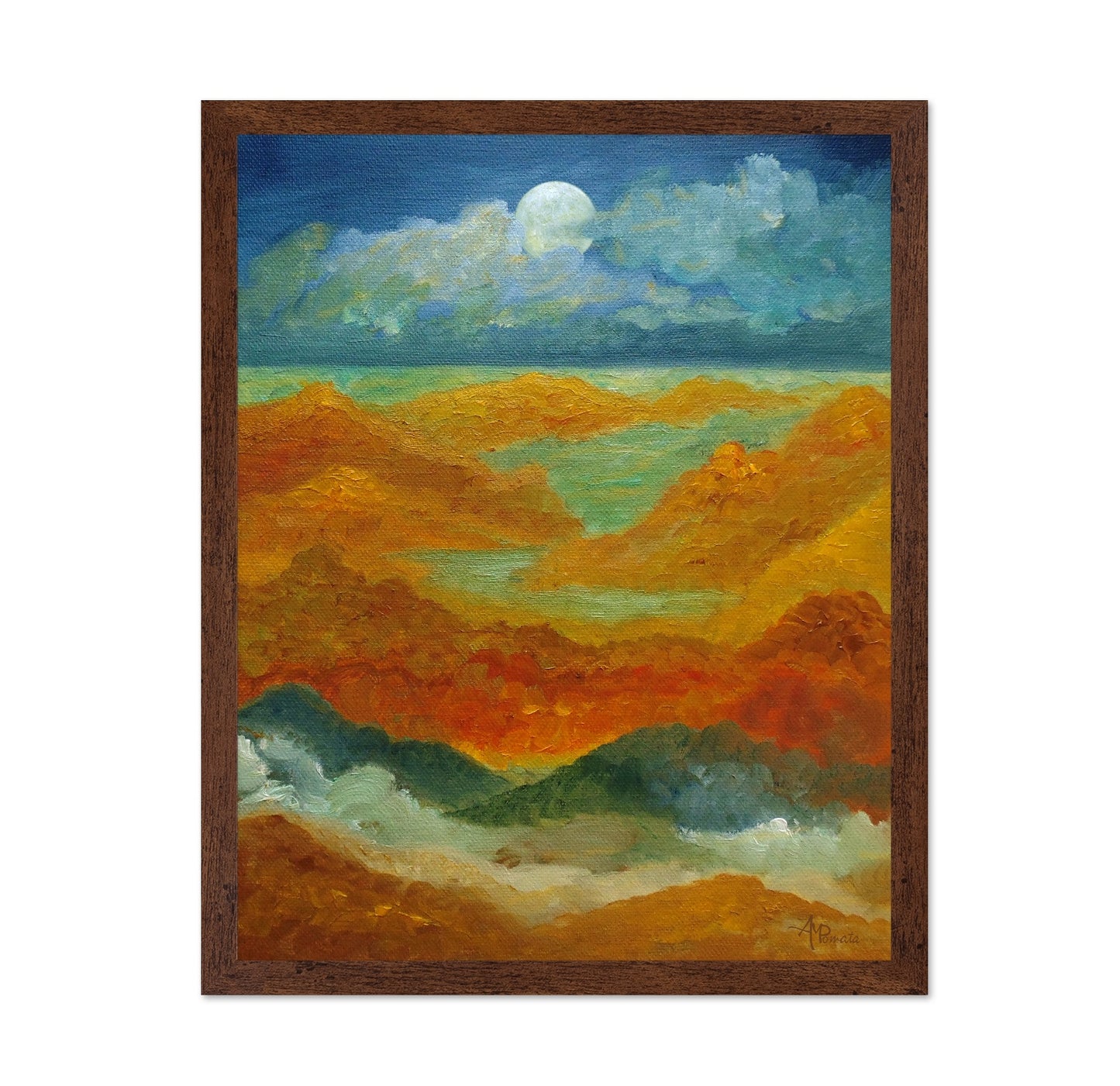 Golden Canyon Moonlight