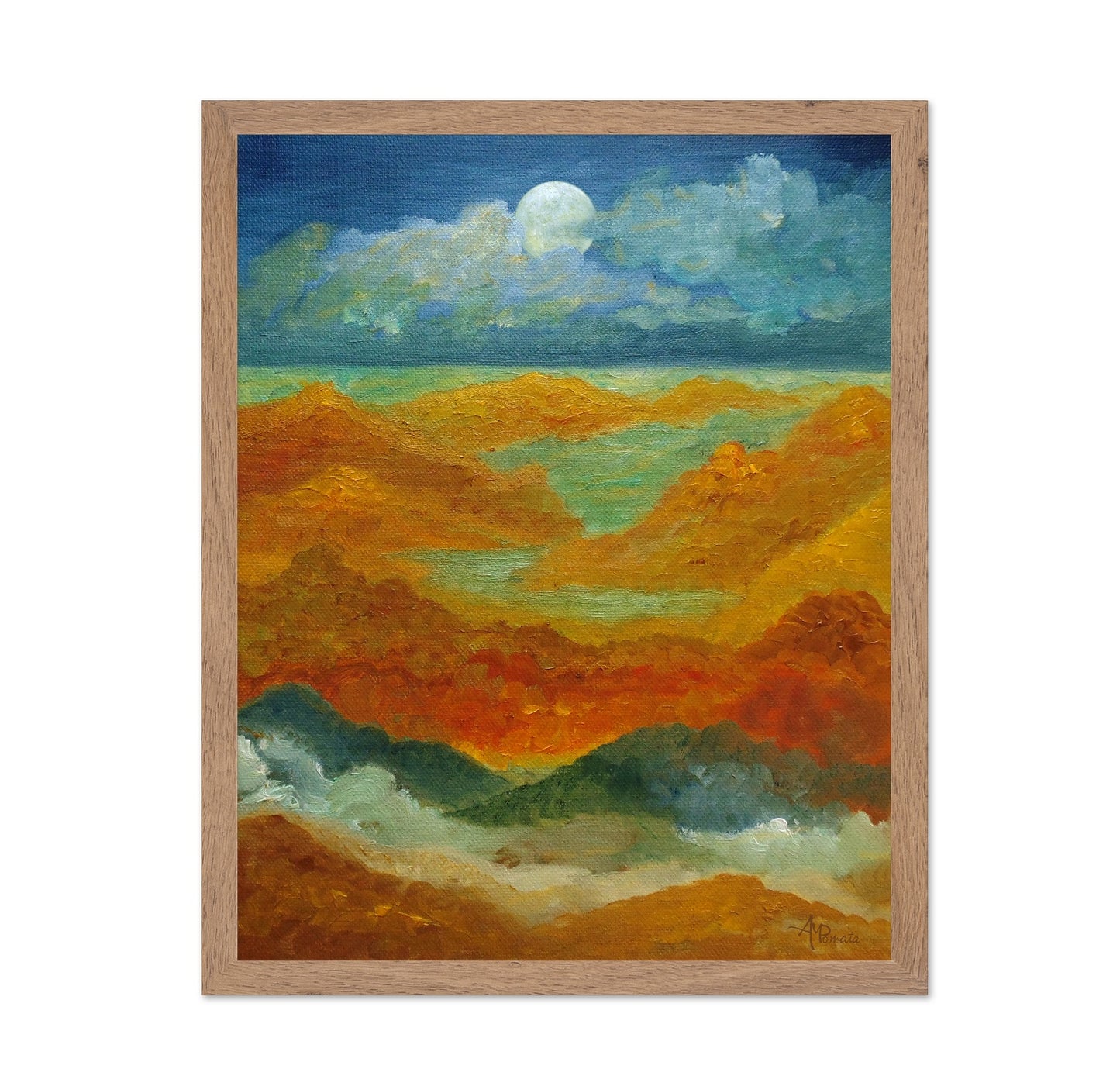 Golden Canyon Moonlight