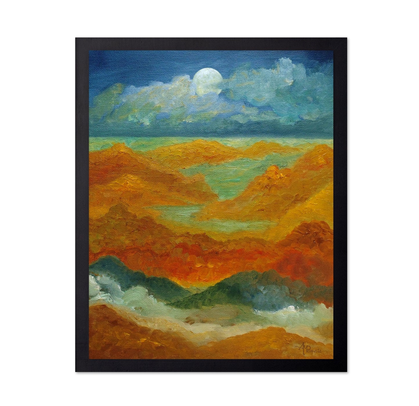 Golden Canyon Moonlight