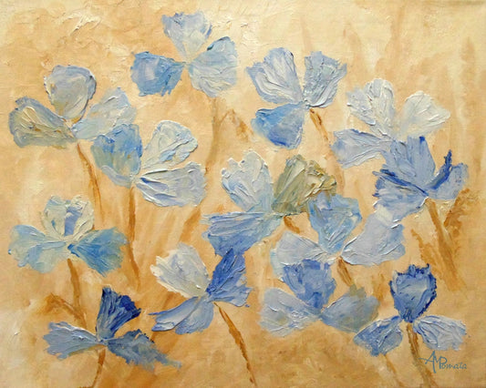 Blue Petal Bloom