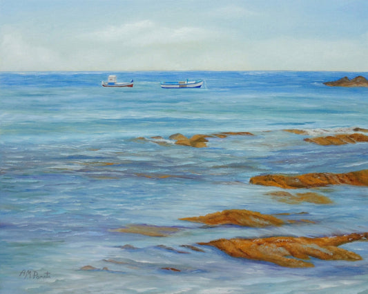 Coastal Boats Horizon