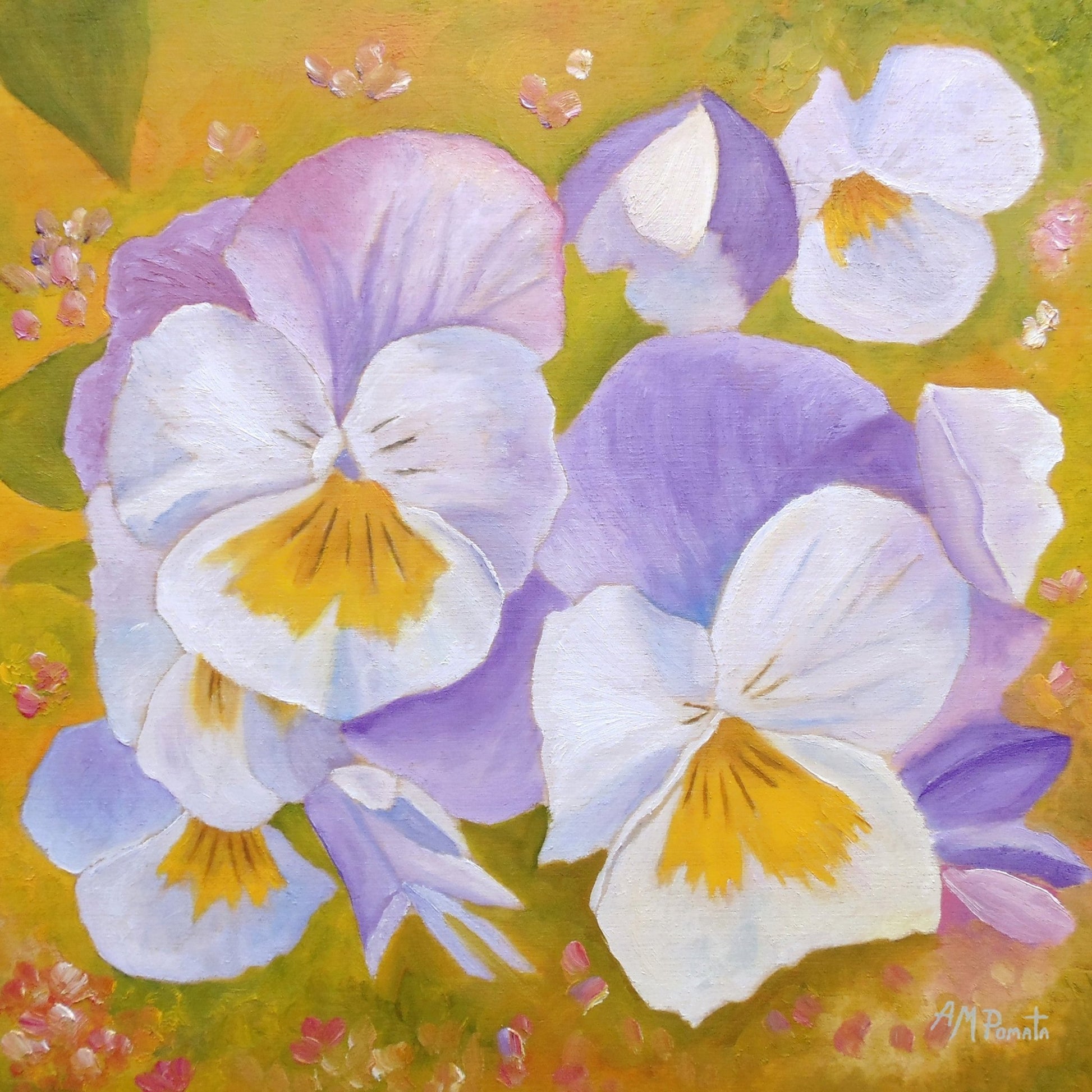 Violet Pansy Bloom