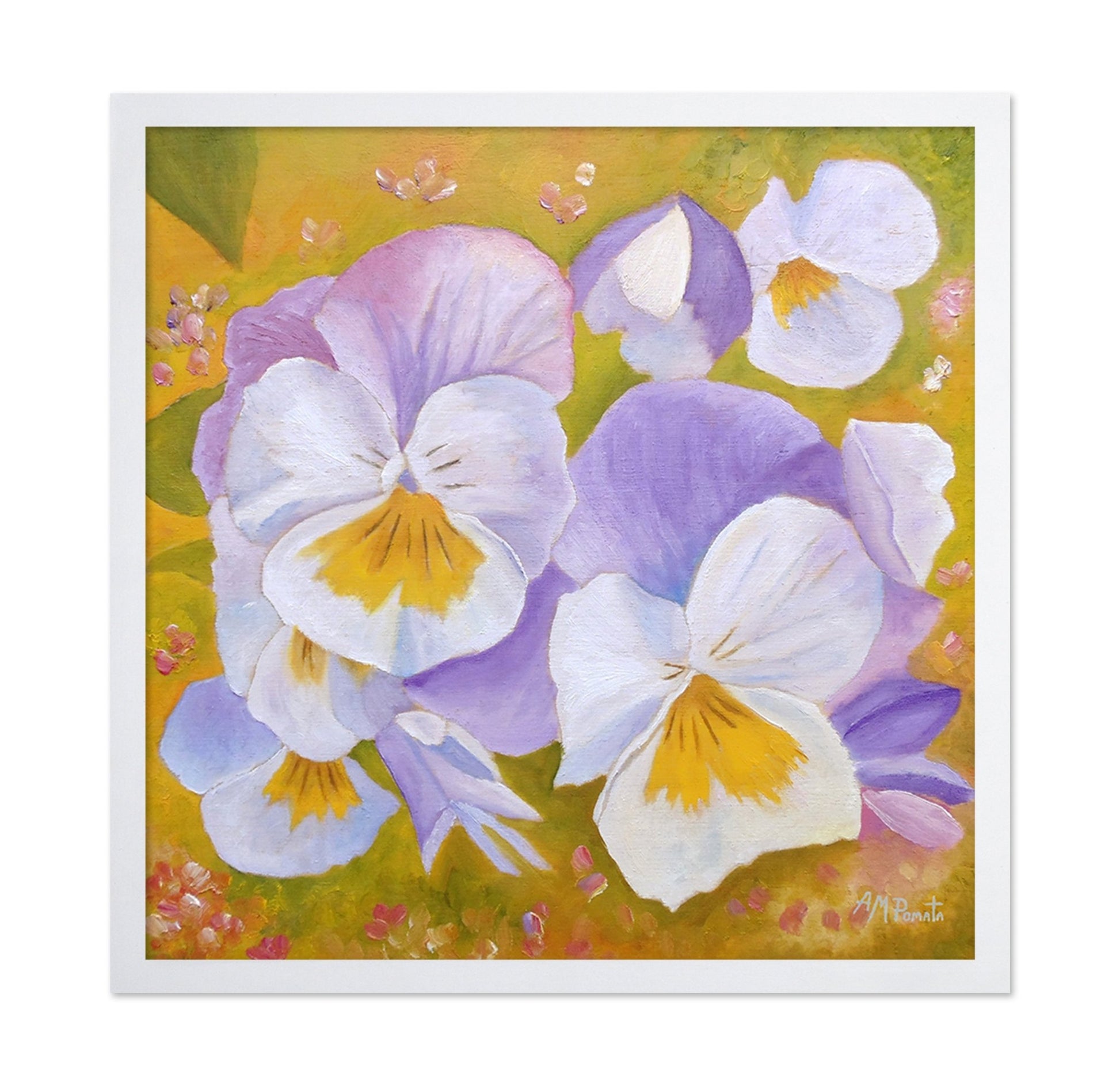 Violet Pansy Bloom