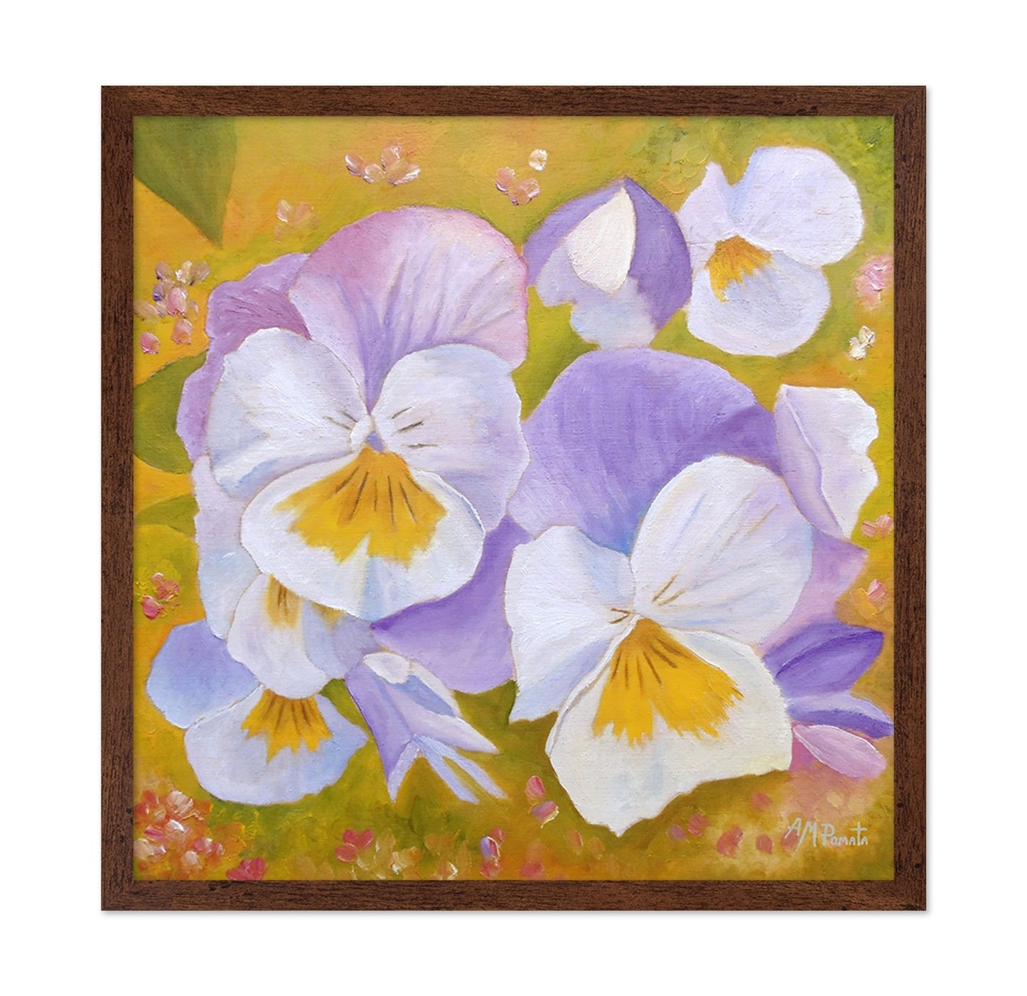 Violet Pansy Bloom