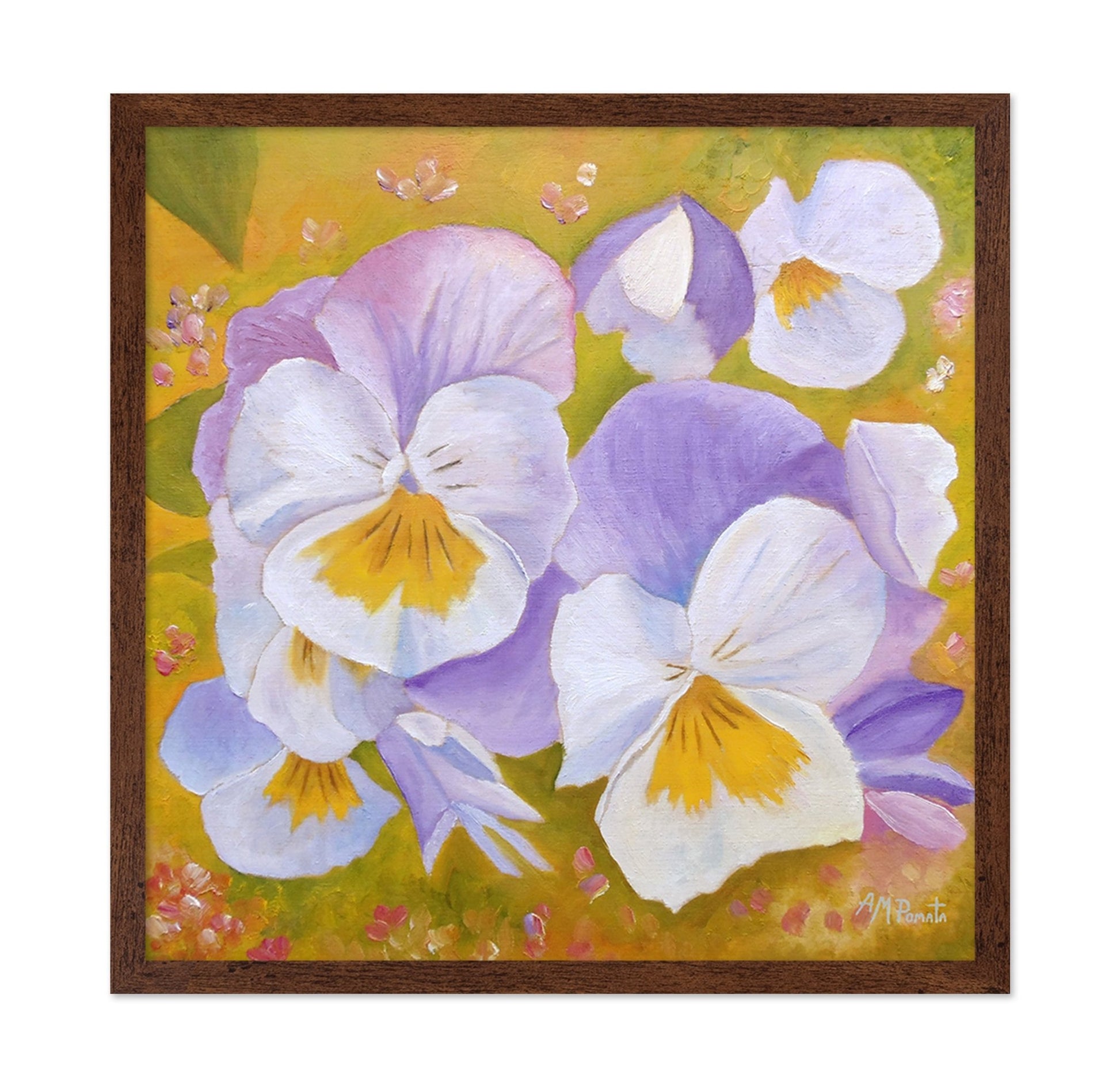 Violet Pansy Bloom