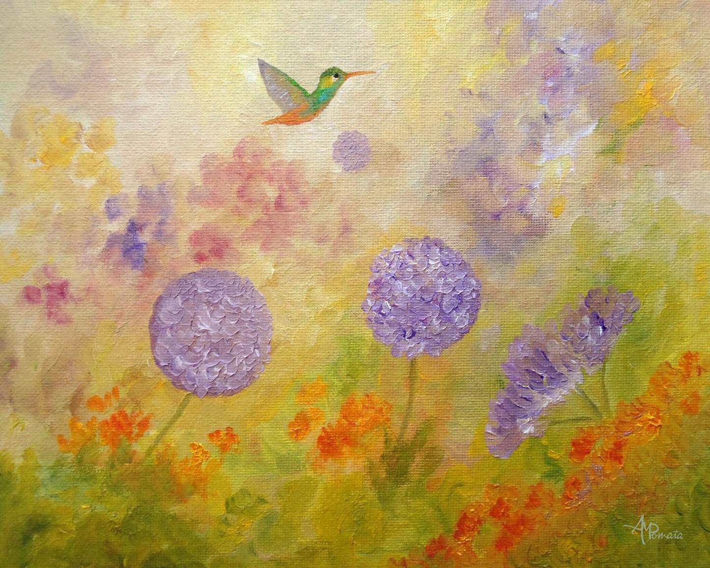 Hummingbird Garden Bloom