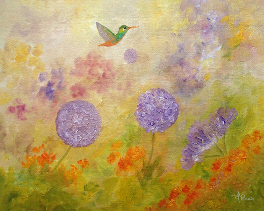 Hummingbird Garden Bloom