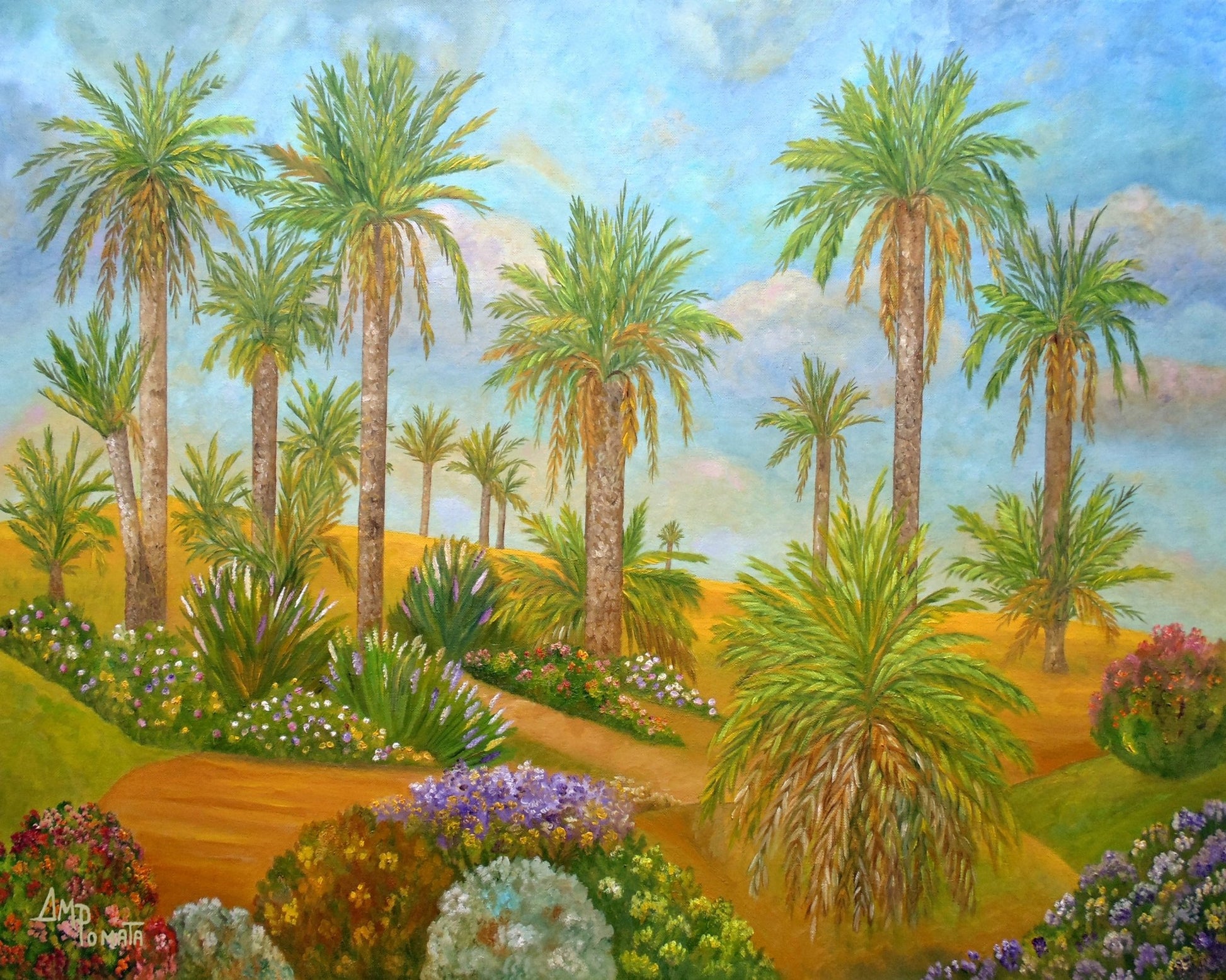 Palm Oasis Landscape