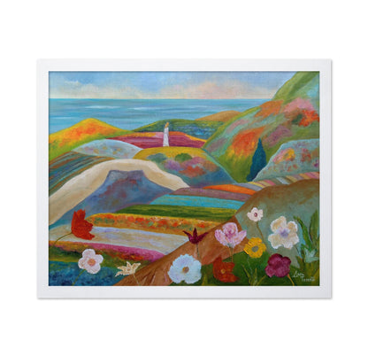 Colorful Hillscape View