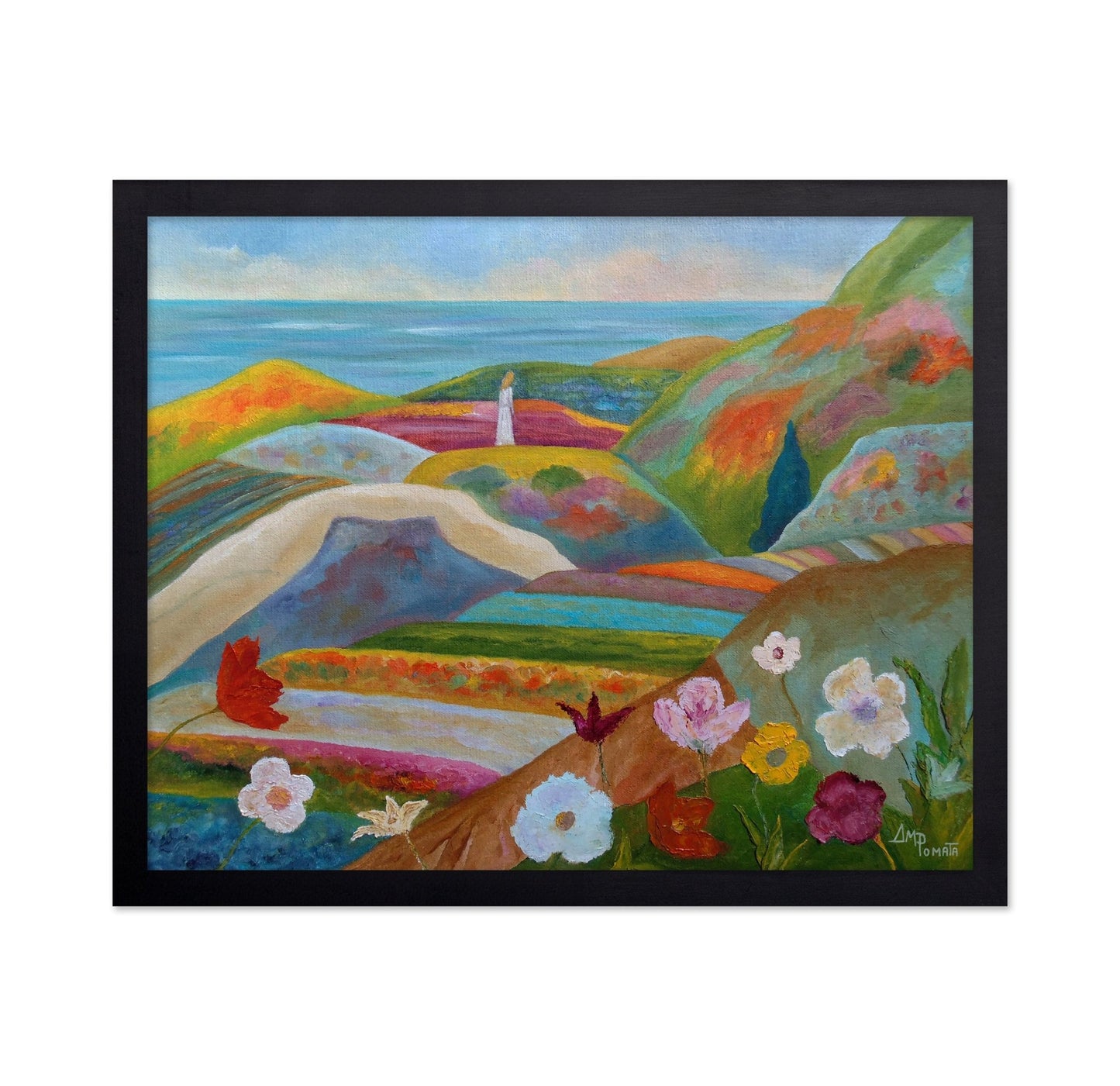 Colorful Hillscape View