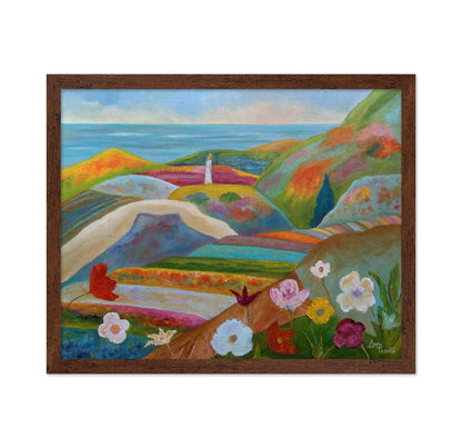 Colorful Hillscape View