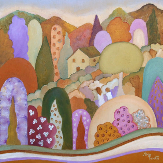 Colorful Village Hills