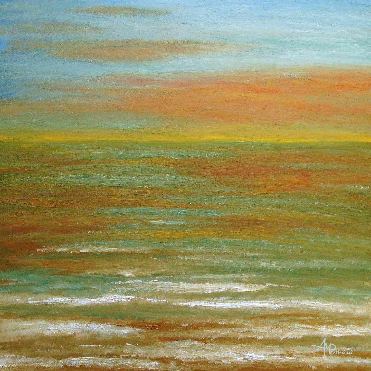 Ocean Sunset Calm