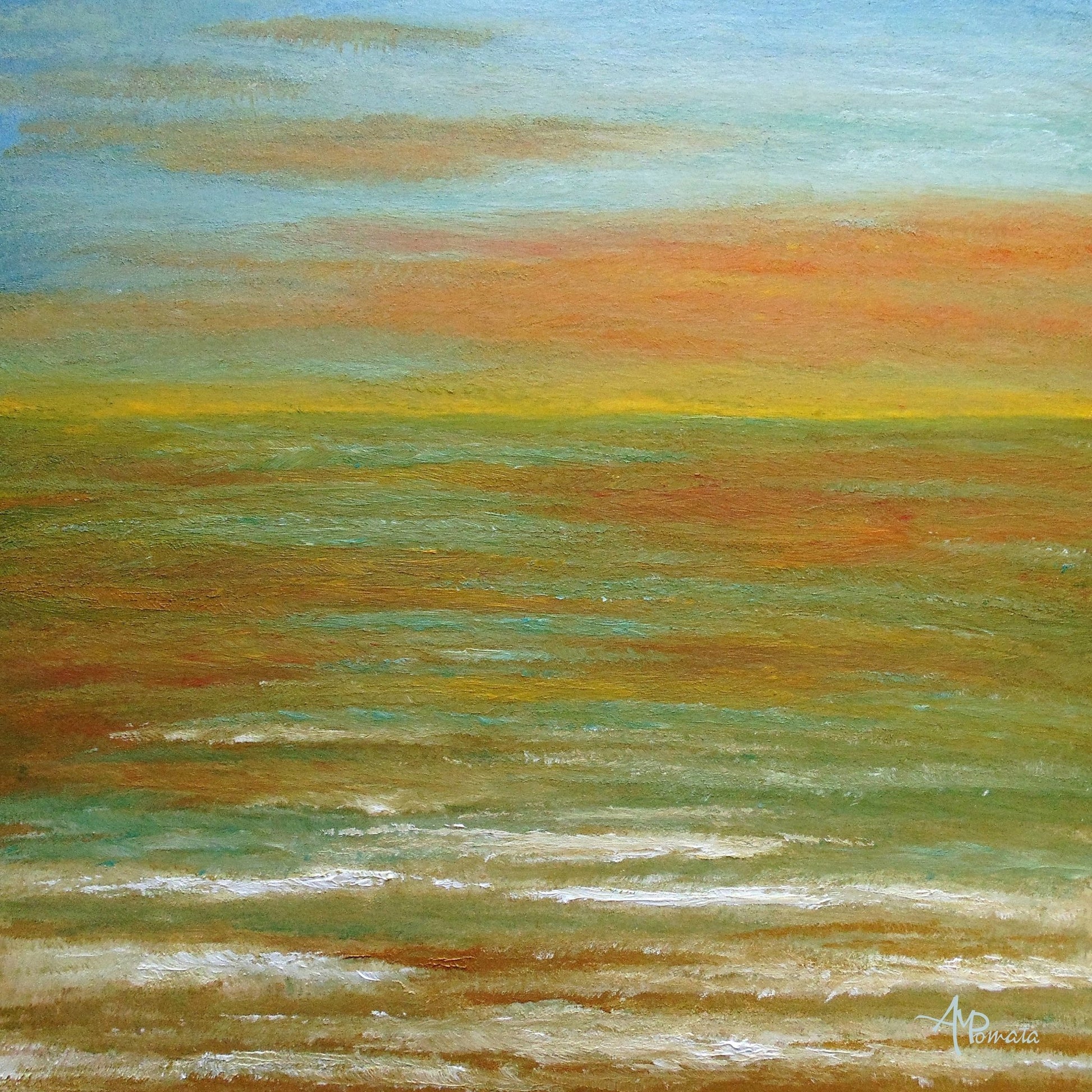 Ocean Sunset Calm