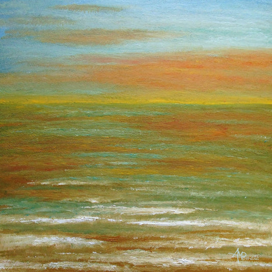 Ocean Sunset Calm