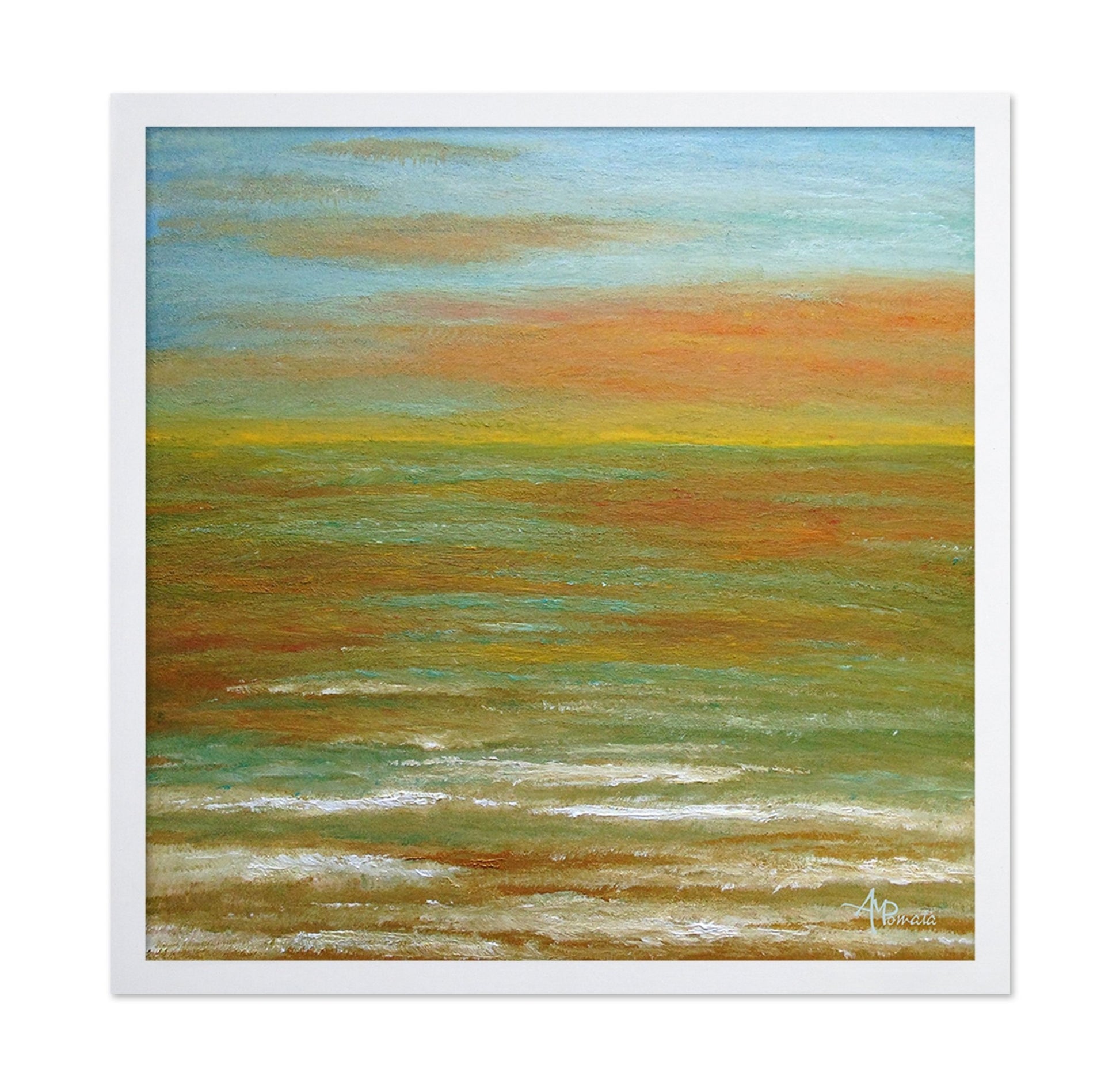 Ocean Sunset Calm