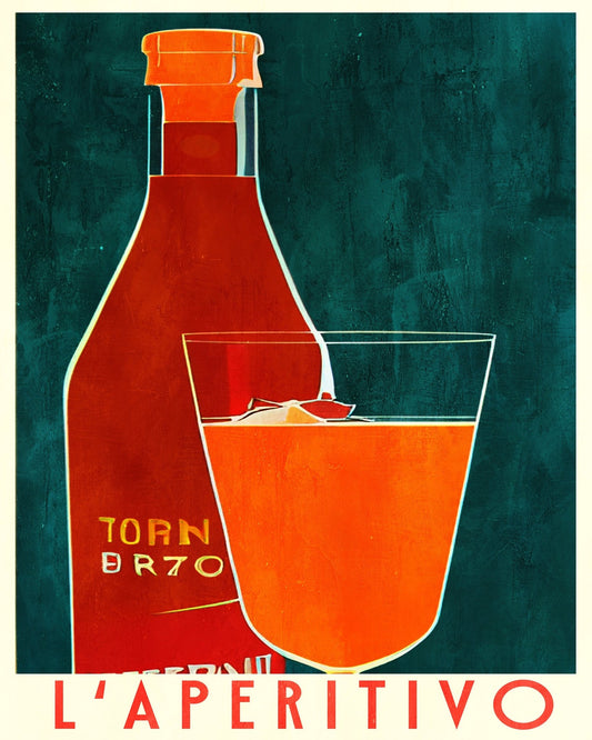 Aperitivo Drink Poster