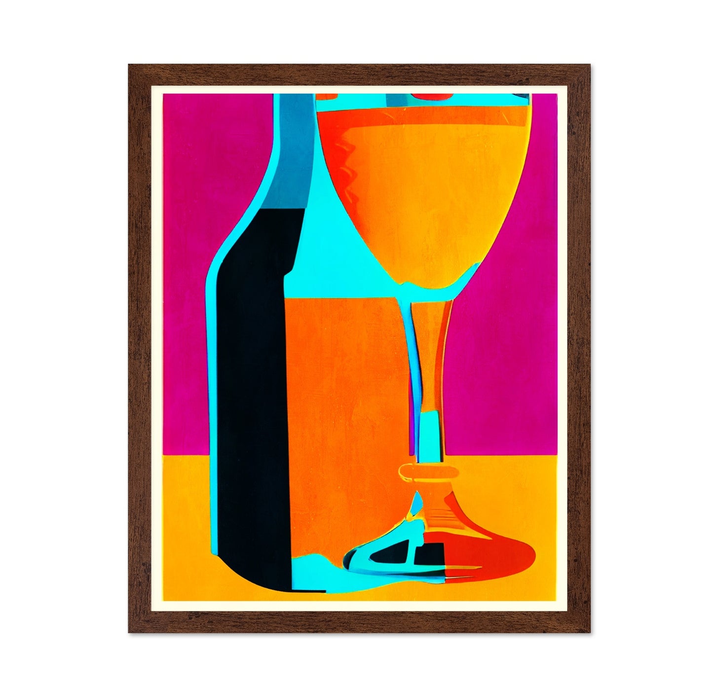 Colorful Wine Glass