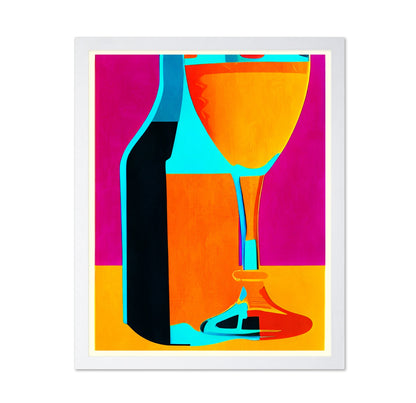 Colorful Wine Glass