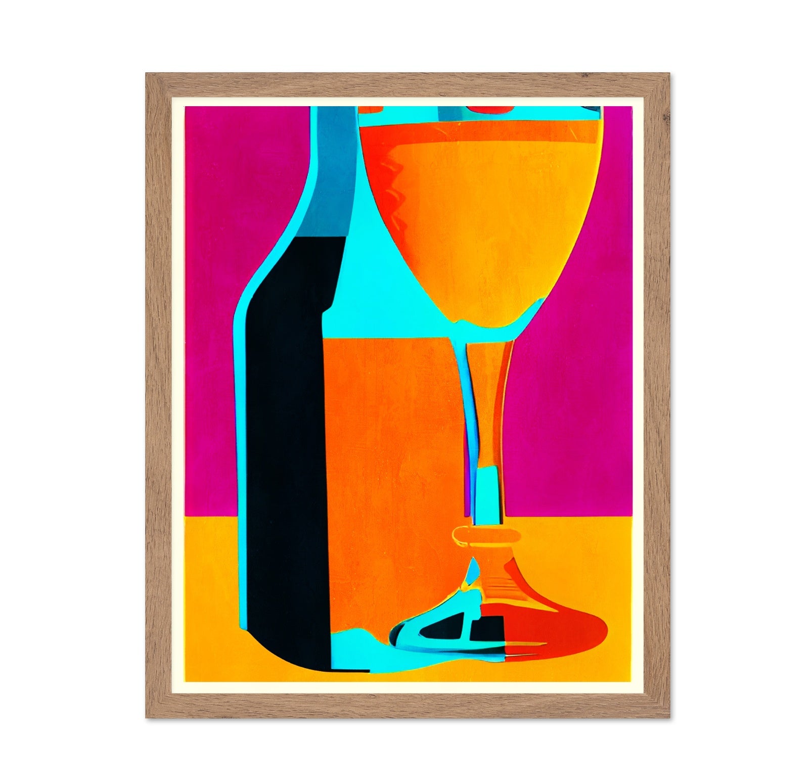 Colorful Wine Glass